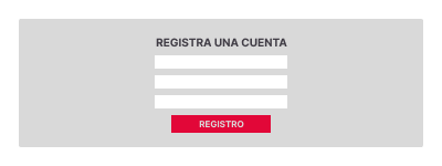 Abre la app y regístrate